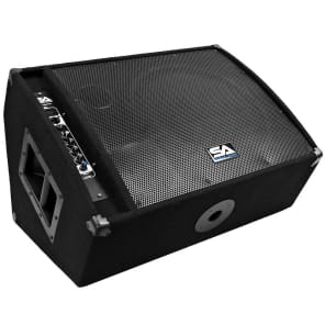 Seismic Audio FL-15MP-PW Powered 1x15" 400w Floor Monitor Wedge Speaker