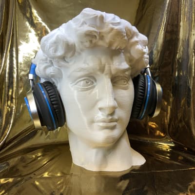 Michelangelo's David Headphone Stand! Headset Artwork Holder Rack like Sistine Chapel, Pietà, Mosè image 8