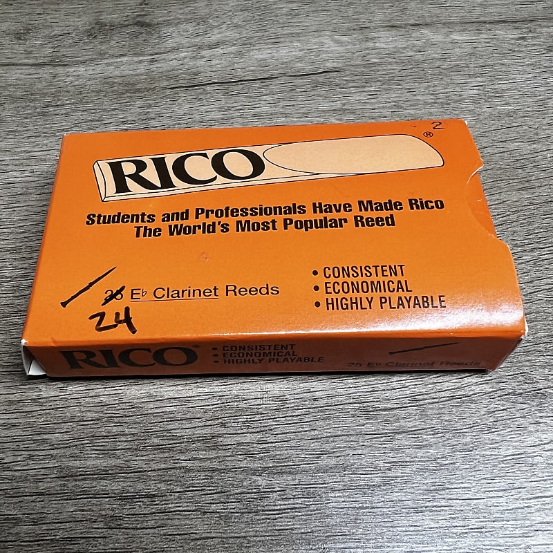 Rico Reeds Box of 24 V2 Reverb