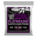 Ernie Ball 2811 Power Slinky Flatwound Electric Bass Strings, 55-110 Gauge