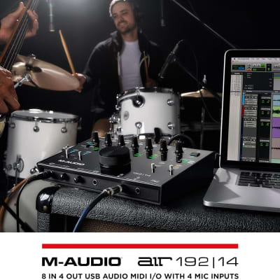 M-Audio AIR 192x14 - USB Audio Interface for Studio Recording with 8 In and 4 Out, MIDI Connectivity, and Software from MPC Beats and Ableton Live Lite image 7