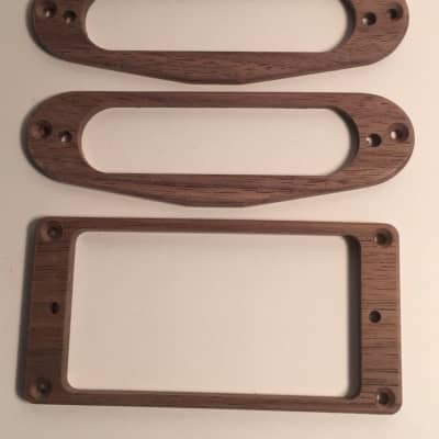 Guilford American Black Walnut H-S-H Flat pickup ring set - USA for sale