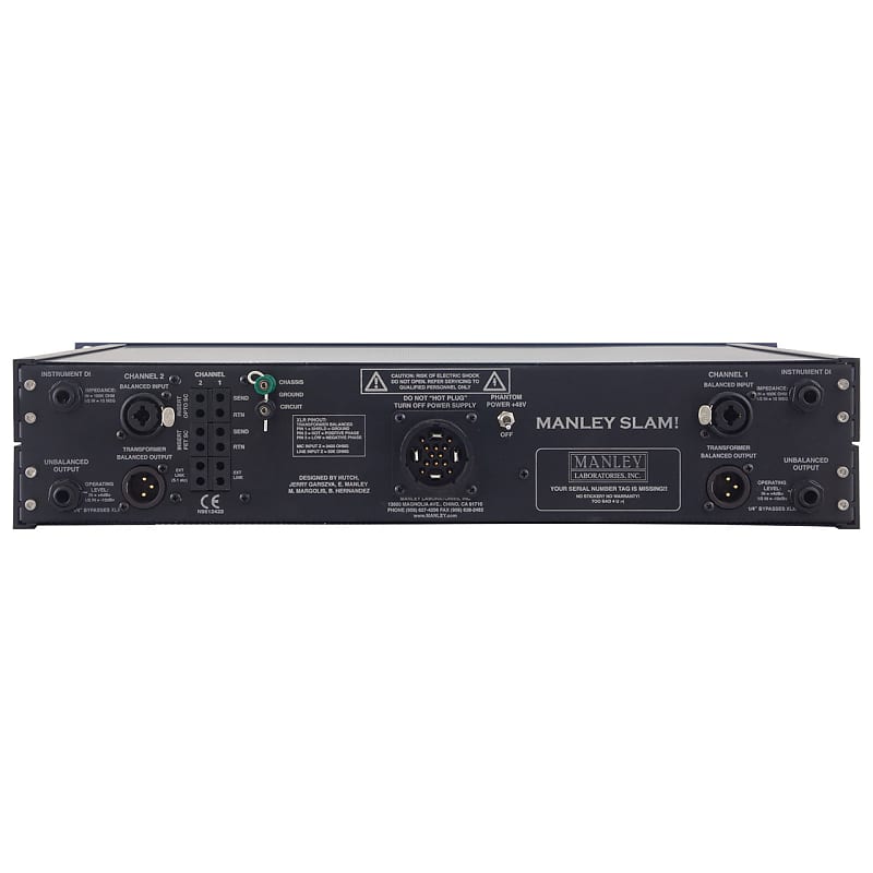 Manley Labs SLAM! Stereo Limiter & Mic Pre 2010s Purple