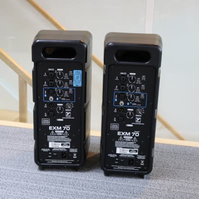 Yorkville EXM70 Excursion Series Ultra Compact Portable PA Speakers w/ Bluetooth (Pair) image 4