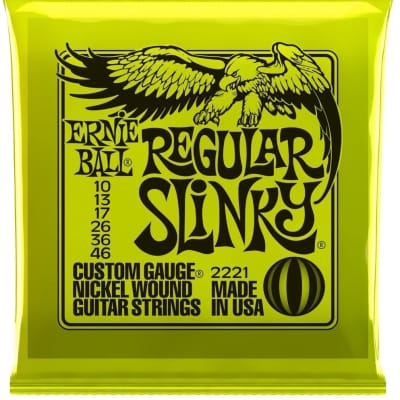 Ernie Ball Regular Slinky Electric Guitar Strings 10-46, 3-Pack image 2