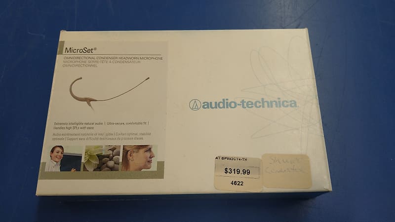 Audio-Technica BP892cW MicroSet Headworn Omni-Directional Microphone image 1