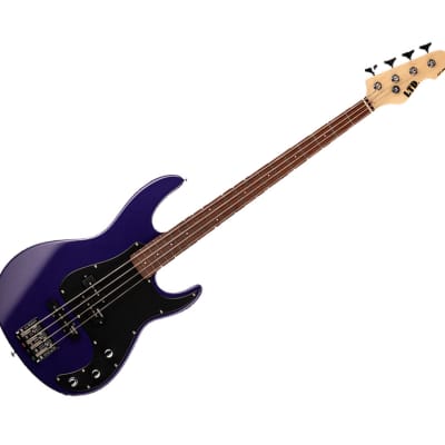 ESP LTD AP-204 Bass Guitar - Dark Metallic Purple image 1