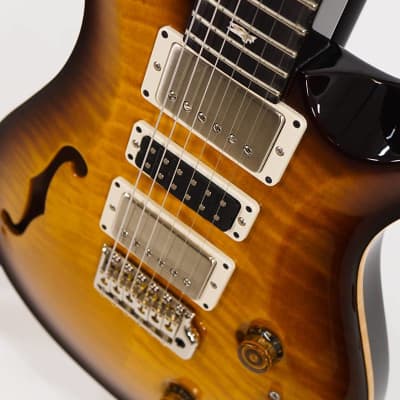 PRS Special 22 Semi-Hollow Electric Guitar - McCarty Tobacco Sunburst, Rosewood Fingerboard w/ Case image 5