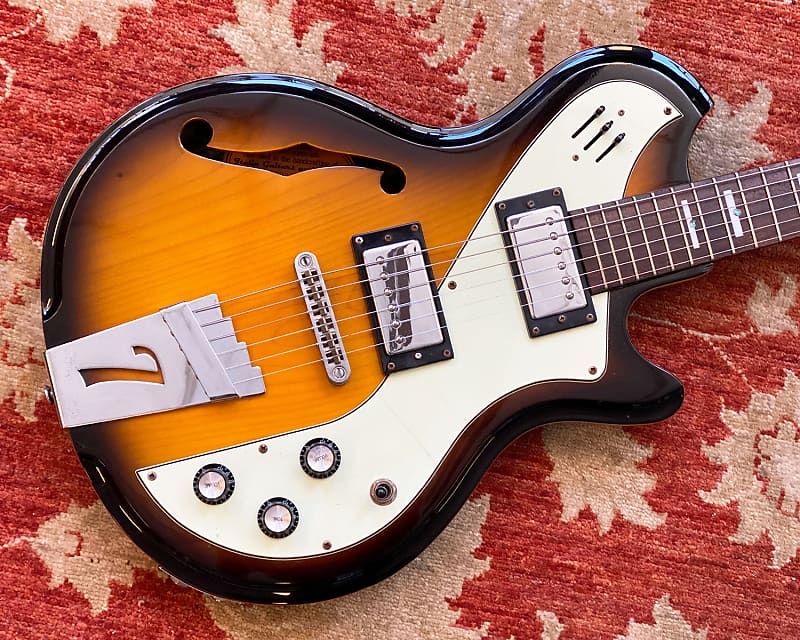 Italia Mondial Deluxe Semi-Hollow Electric image 1