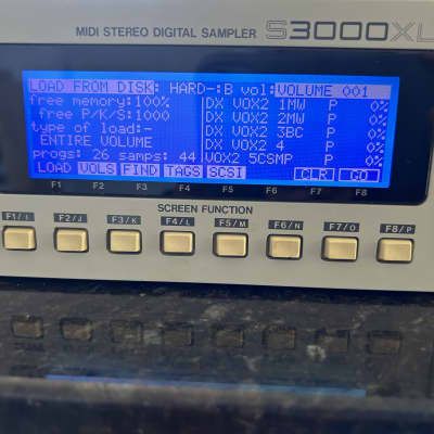 Akai S3000XL w 32MB, New Warm Blue LED display, SCSI2SD v5.2 w 16GB SD X2  (1996) | Reverb