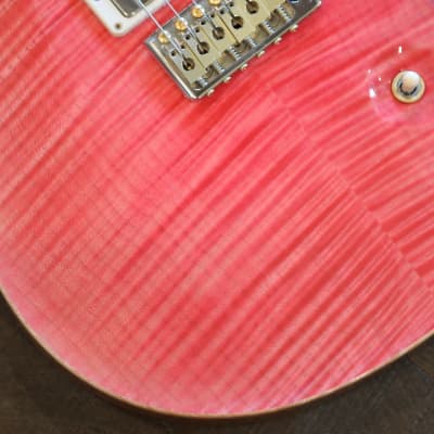 MINTY! 2019 PRS Custom 24 Artist Double-Cut Guitar Bonnie Pink 10 Top w/ Brazilian Board + OHSC image 10