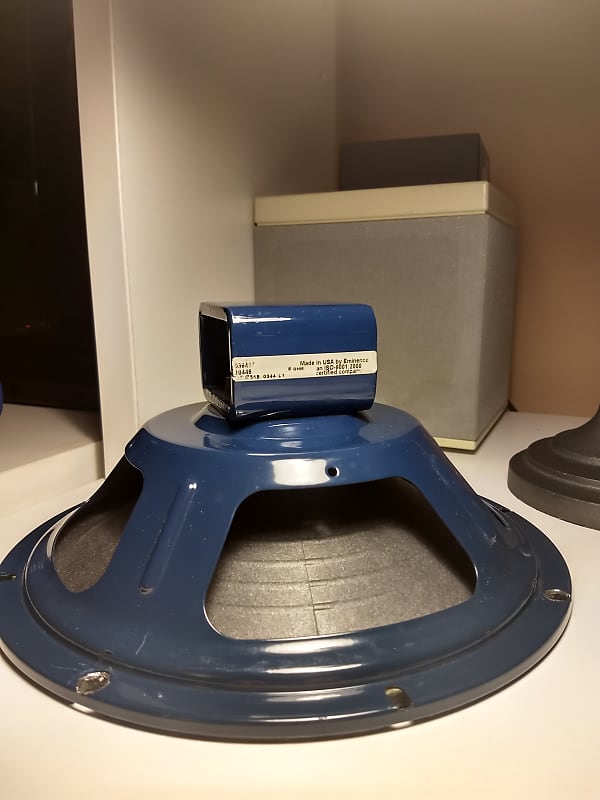 Fender Eminence Blue Frame 10 in. Alnico Speaker Blue Reverb