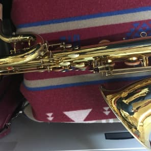 H Couf Superba II Low Bb Baritone Saxophone Gold Lacquer(Keilworth) image 12