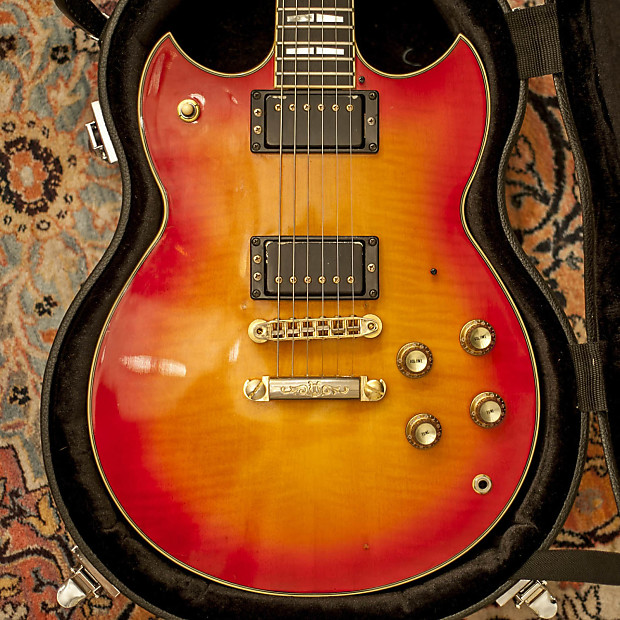 Yamaha SG1000NW Limited Edition 1983 Cherry Burst SG3000 Pickups