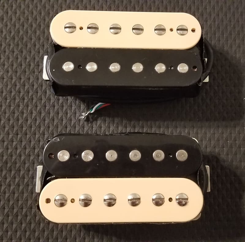 Gibson 57 Classic Plus Bridge & 57 Classic Neck Pickups Zebra Reverb