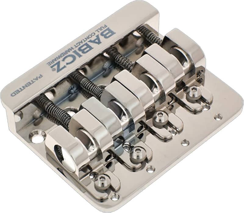 Babicz FCH4 4String Bass Bridge, Top Load, Nickel Reverb
