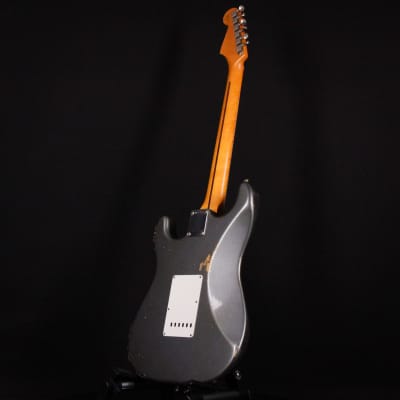 Fender Custom Shop Masterbuilt Todd Krause 1957 / 57 Stratocaster Relic Charcoal Frost Metallic 2023 (R130367) image 13