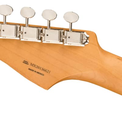 Fender Noventa Stratocaster, Pau Ferro Fingerboard, Crimson Red Transparent image 5