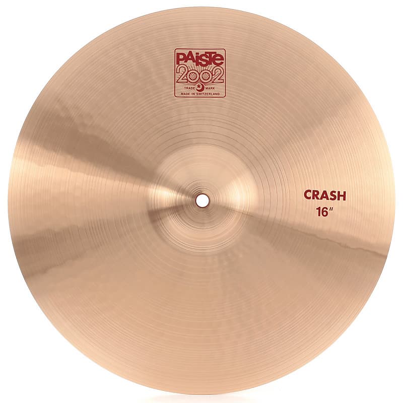 Paiste 16" 2002 Crash Cymbal Traditional image 1