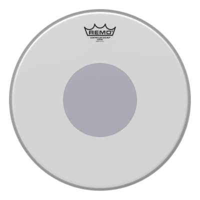 Remo 14" Coated Controlled Sound With Black Dot