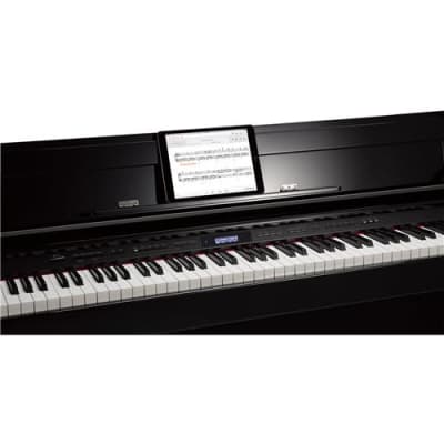 Roland DP603 88-Key Digital Home Piano, Polished Ebony image 5