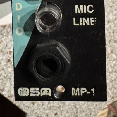 OSA (Old School Audio) MP-1 500 series preamp- Black and turquoise image 2