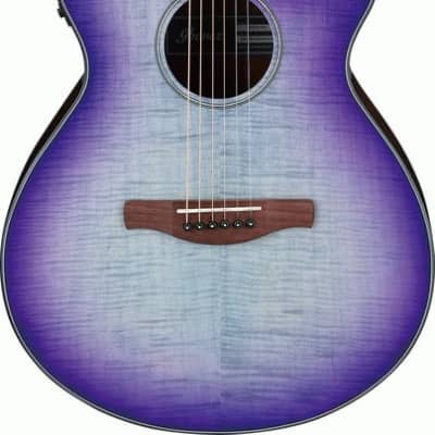 Ibanez AEG70 Purple Iris Burst High Gloss Acoustic Guitar for sale