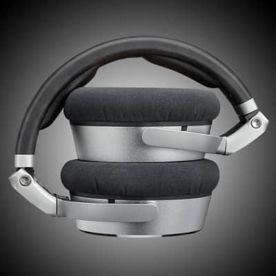 Neumann NDH 20 Closed Back Monitoring Professional Studio Headphones Gaming, Mixing, Mastering, Video or Audio Production, 3M straight cable w 1’8” stereo connector and 1/4” adaptor, Nickle, Large image 4