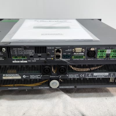Electro/Voice (Dynacord) Model P-3000-RL Power Amp 2x 750 Watts 8Ω, Precision Series Power Amplifier,In good condition, Made in Germany image 4