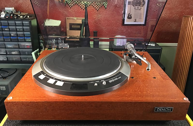 Denon DP-80 DD Turntable w/DA-309, DK-100 and AT lifter. Capt. Mark  Restored!