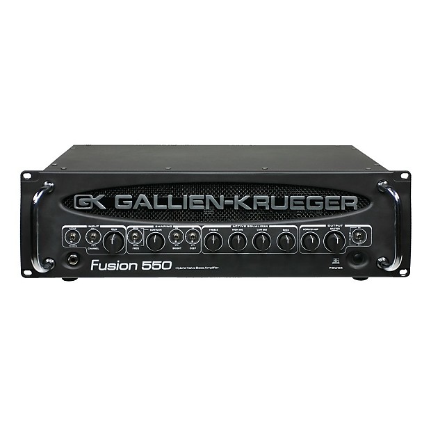 Gallien-Krueger Fusion 550 500-Watt Hybrid Valve Bass Amp Head image 1