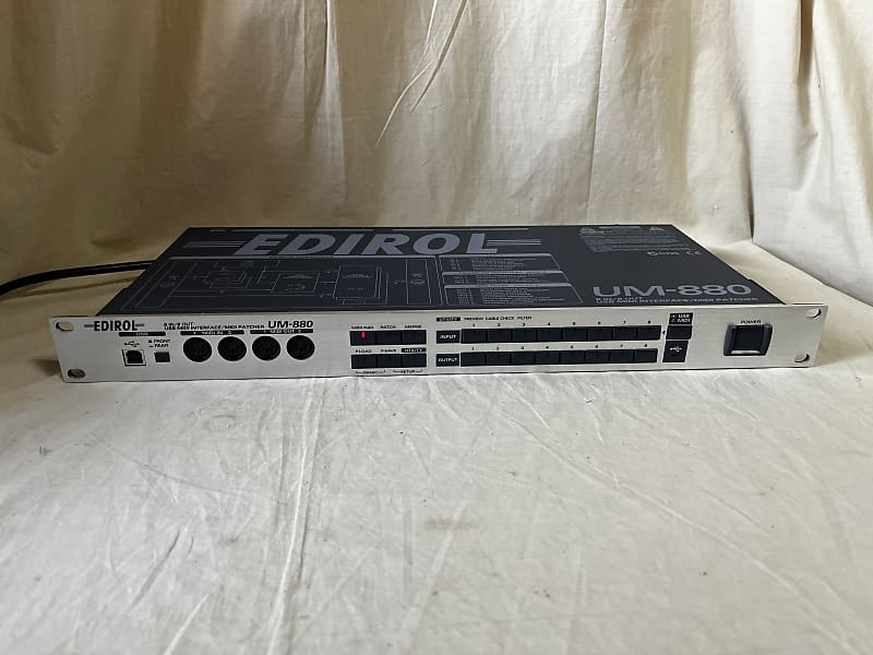 EDIROL UM-880 roland 8 IN/8 OUT USB MIDI Interface/MIDI Patcher