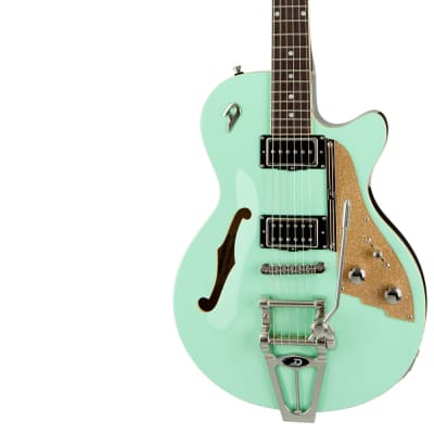 Electric Guitar DUESENBERG STARPLAYER TV - SURF GREEN + Custom Line Case for sale