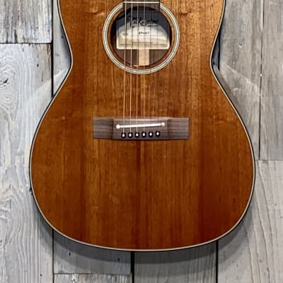 Takamine Koa EF407 Legacy Series New Yorker Parlor Acoustic/Electric Guitar Natural Gloss, Thanks ! image 2