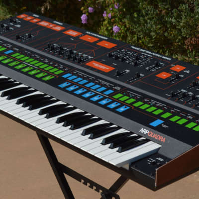 Restored ARP Quadra Synthesizer Keyboard with new sliders! image 5
