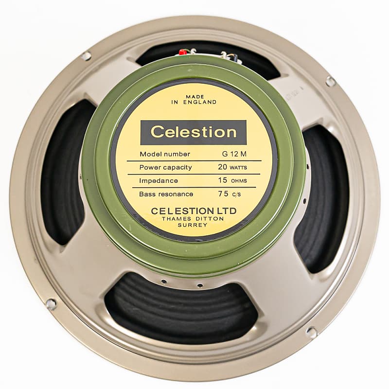CELESTION G12M greenback ENGLAND製 Celestion G12M Greenback - 12 inch 25W Guitar Speaker