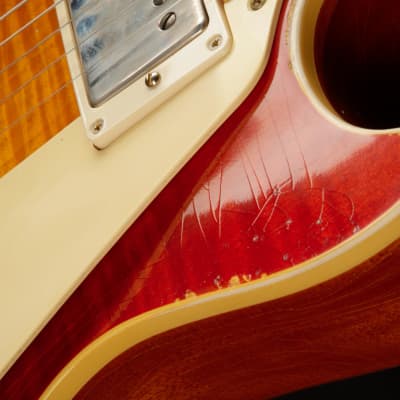 Gibson Custom Shop Made 2 Measure Murphy Lab '59 Les Paul Standard Murphy Painted Ultra Heavy Aged Orange Lemon Fade/NOS image 20
