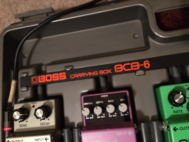 Boss Japan vintage Pedal board 1980s Loaded BCB-6 | Reverb