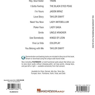 Popular Hits instrumental Playalong - Clarinet w/CD image 2