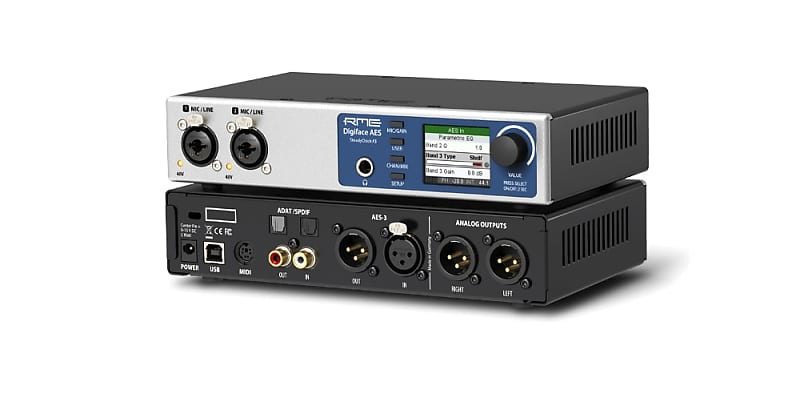 New RME Digiface AES | 192 kHz Digital USB Interface with  AES/SPDIF/ADAT/Analog I/O | Free XLR Cables