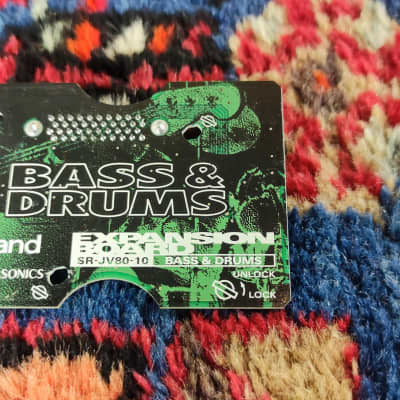 Roland SR-JV80-10 Bass and Drums Expansion Board 1990s - Green