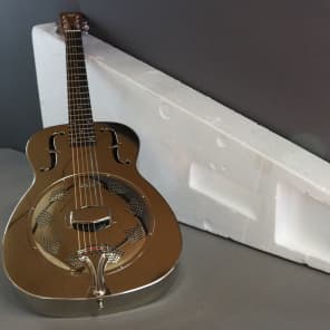 Dobro Hound-Dog M14 Metal body Acoustic Round Neck Resonator Guitar image 1