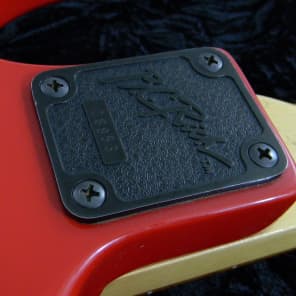 BC RICH Vintage 1989 Virgin Bass Guitar Platinum Series Ferrari Red Maple Neck image 16