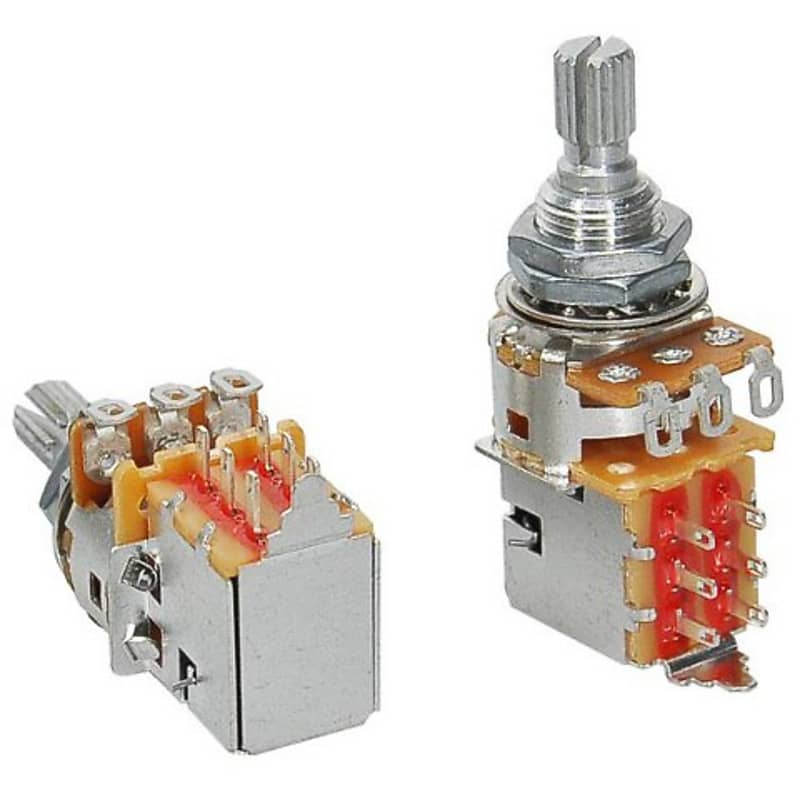 Guitar Gear Push/Pull Pot 500K Audio Log Volume Reverb