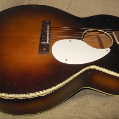 1960 Kay Acoustic flattop acoustic guitar project - Brazilian Board Checker bind image 6