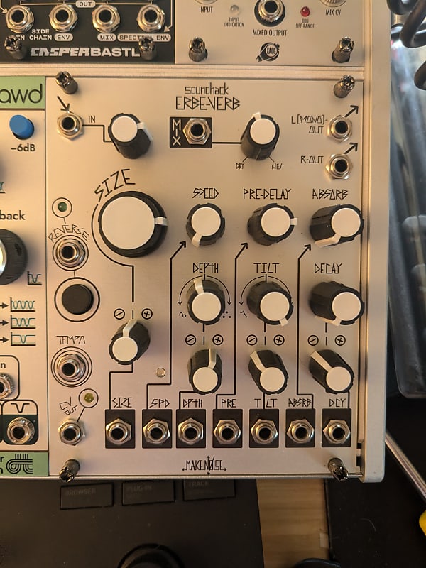 Make Noise Erbe Verb Module 2008 Present Silver Reverb Make Noise Erbe Verb Module 2008 Present Silver Reverb