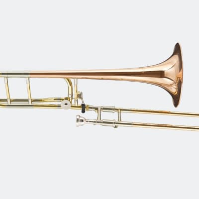 Blessing Trombone Bb/F, Open Wrap, Rose Brass Bell - BTB1488OR image 9