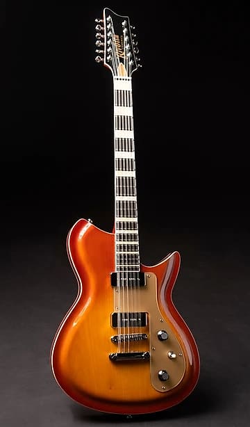 Rivolta COMBINATA 12 Chambered Mahogany Body Set Maple Neck 12-String Electric Guitar w/Soft Case image 1