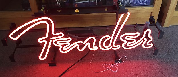 Fender Red Neon Sign image 1