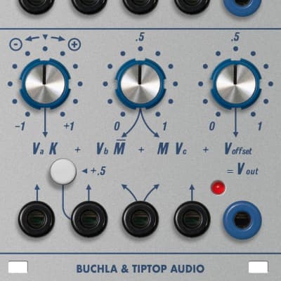 Tiptop Audio Buchla 257t Dual Control Voltage Processor Eurorack Module image 1